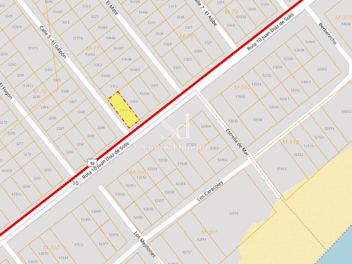 Terreno ID.12771 - Terreno esquinero sobre ruta 10 - 600mts