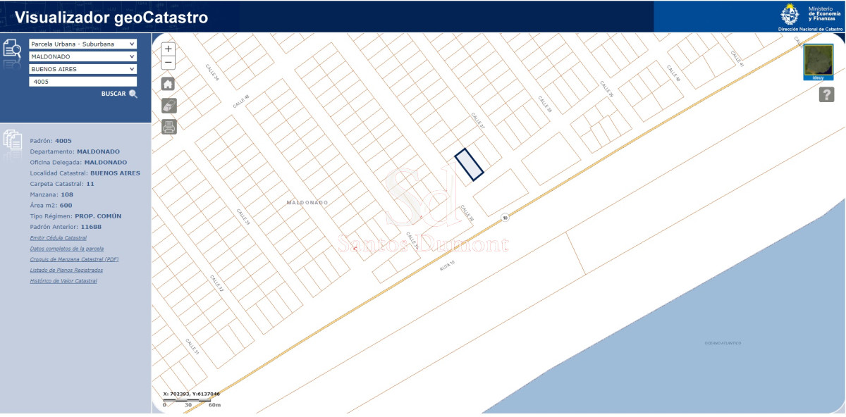 Terreno ID.13130 - Excelente ubicación, Lote de 600mts - Balneario Bs As