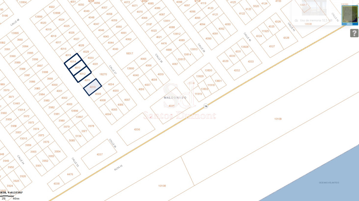 Terreno ID.13131 - VENTA LOTES - BALNEARIO BUENOS AIRES - CALLE 36