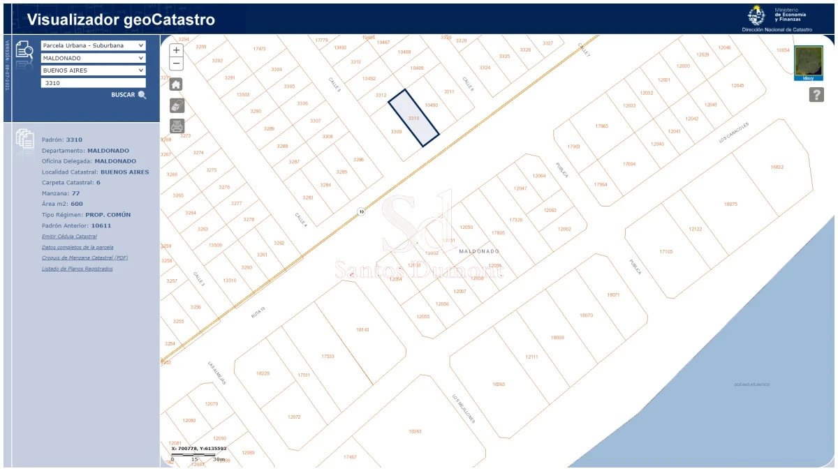 Terreno ID.12751 - Terreno en Manantiales, Balneario Buenos Aires