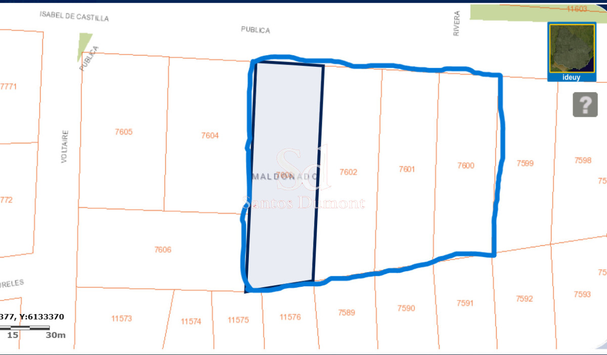 Terreno ID.25580 - Venta Lote Punta del Este