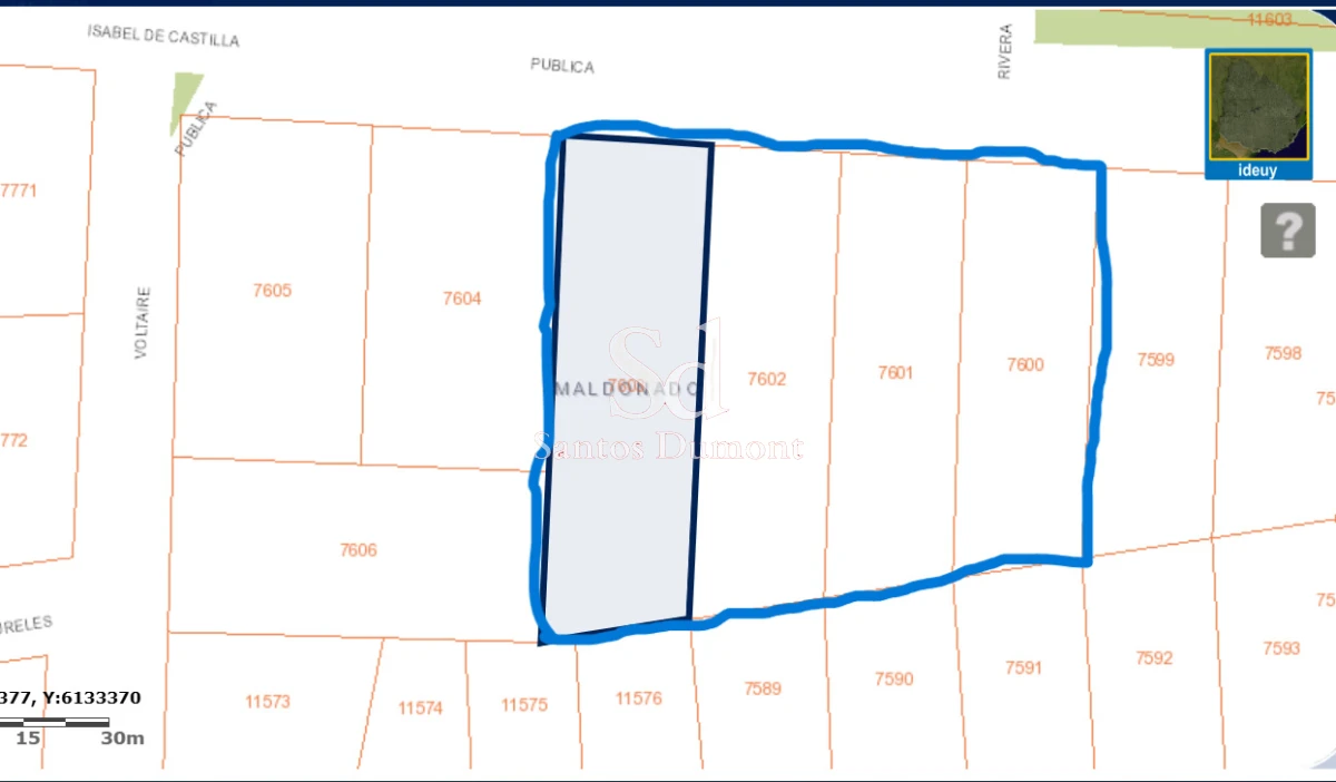 Terreno ID.25580 - Venta Lote Punta del Este