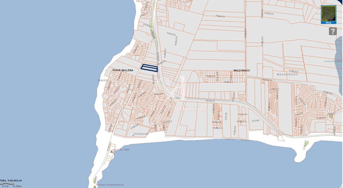 Terreno ID.25155 - EXCELENTE UBICACION - PUNTA BALLENA