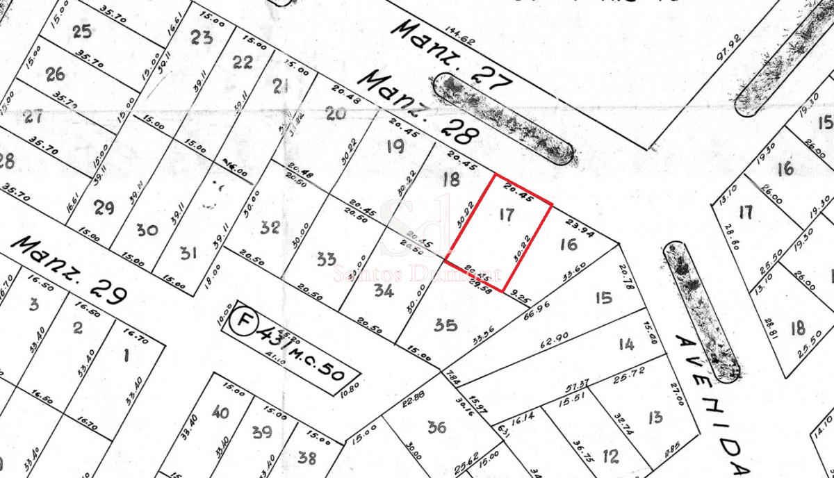 Terreno ID.12962 - Lote de 618 mts en el Chorro