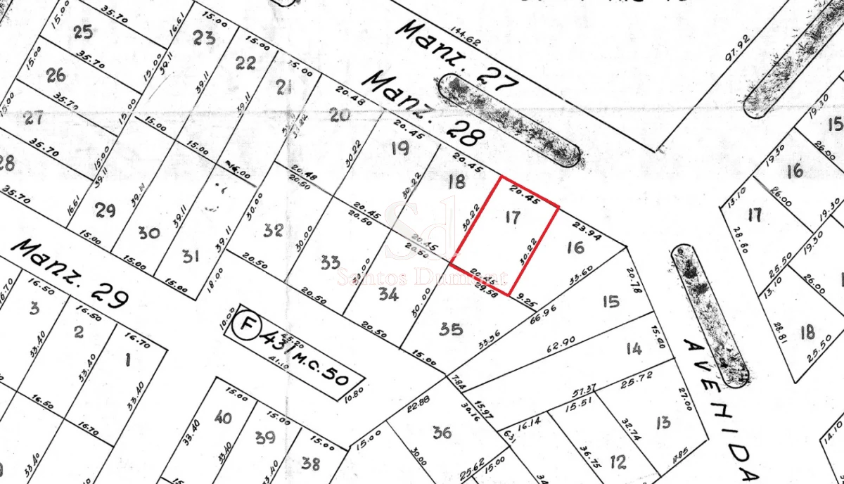 Terreno ID.12962 - Lote de 618 mts en el Chorro