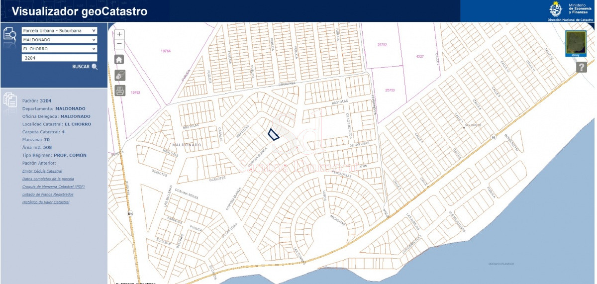 Terreno ID.23606 - VENTA - EL CHORRO, MANANTIALES