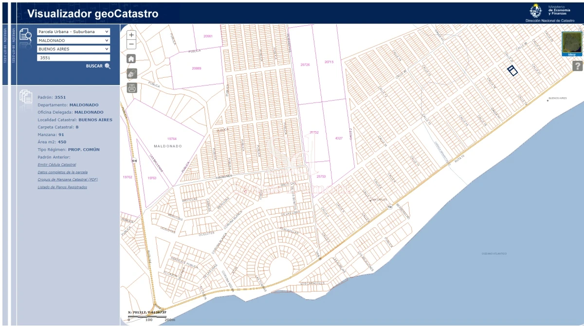 Terreno ID.24550 - VENTA - BALNEARIO BUENOS AIRES