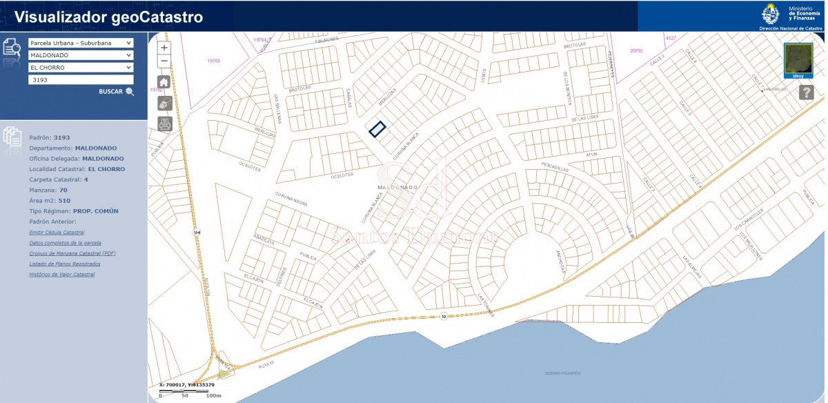 Terreno ID.23605 - VENTA - EL CHORRO