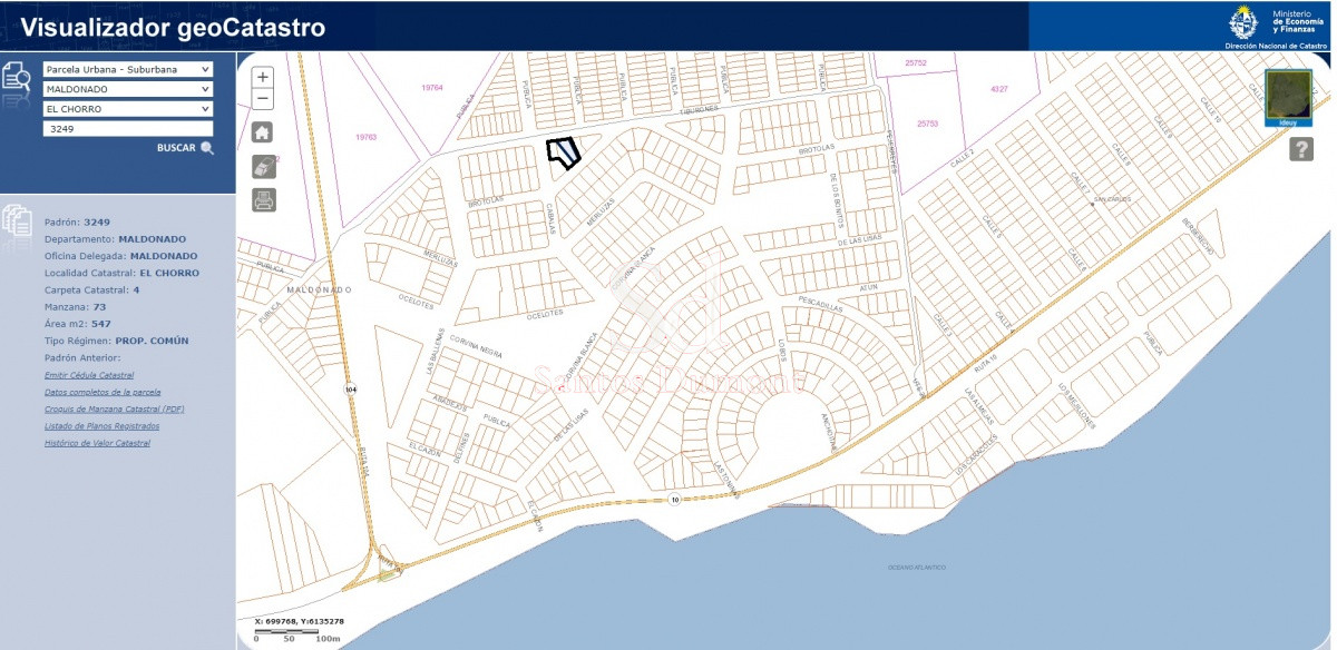 Terreno ID.23610 - VENTA, EL CHORRO, MANANTIALES