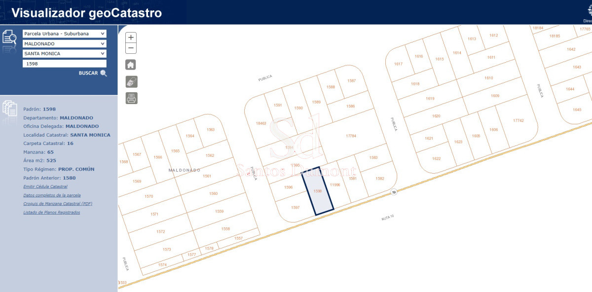 Terreno ID.25449 - Terreno en Jose Ignacio, Santa Monica