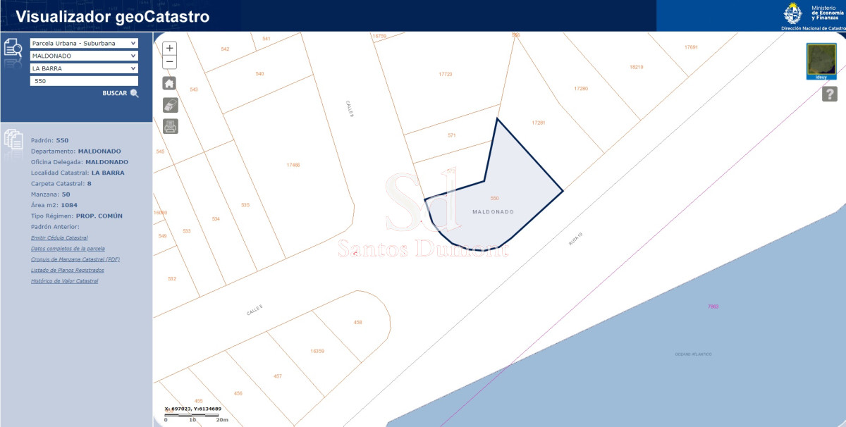 Terreno ID.12555 - Terreno en La Barra, Montoya