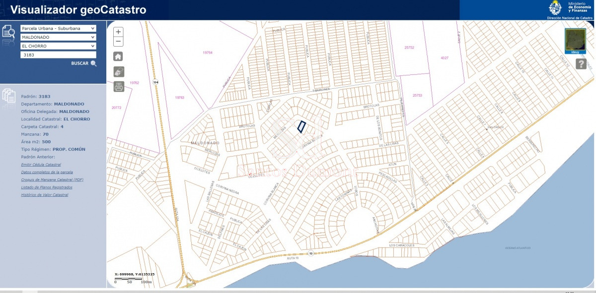 Terreno ID.12949 - VENTA - EL CHORRO