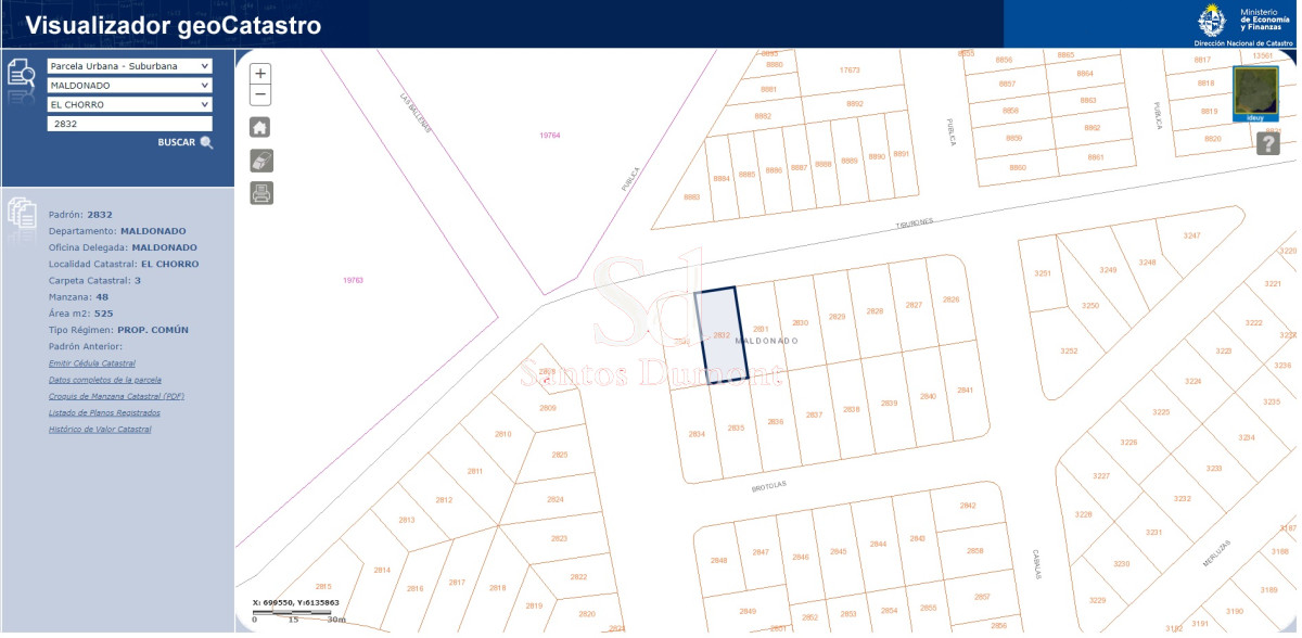 Terreno ID.23613 - VENTA - EL CHORRO