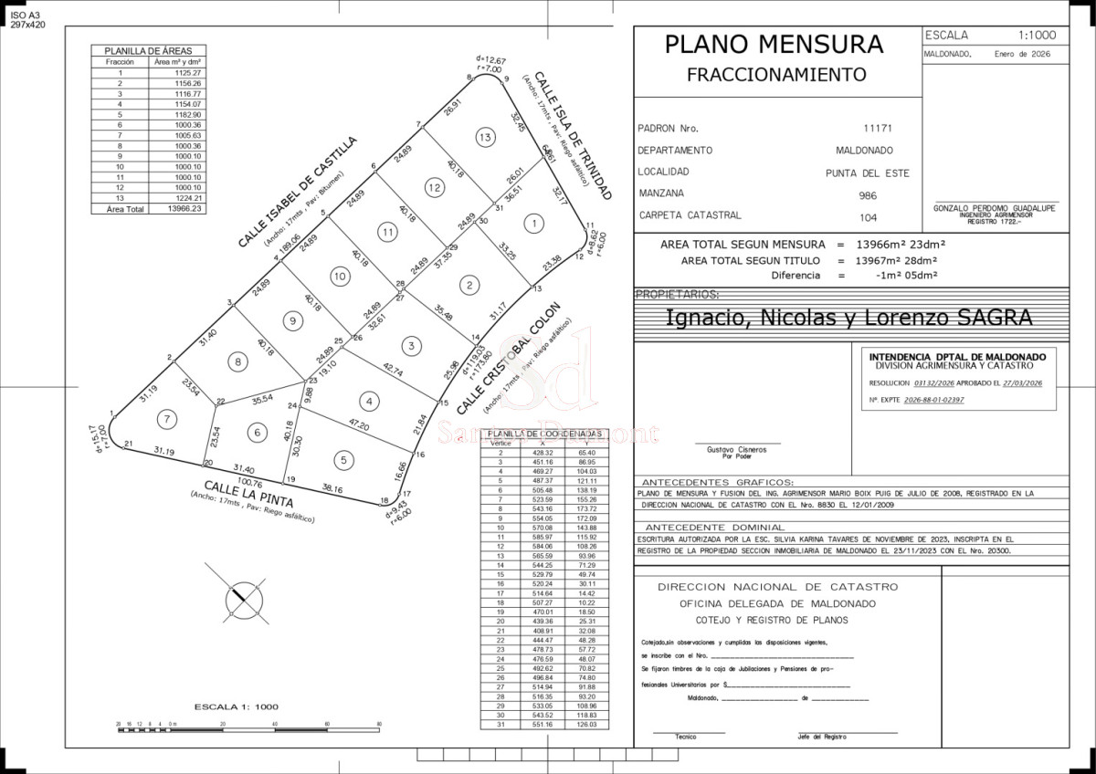 Terreno ID.25783 - Lotes en Marly Punta del Este