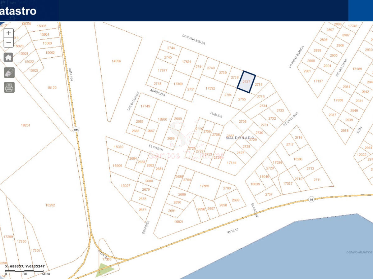 Terreno ID.12962 - Lote de 618 mts en el Chorro