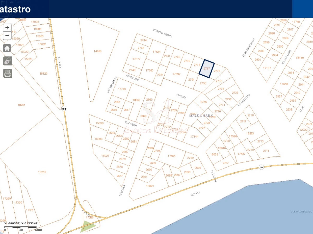 Terreno ID.12962 - Lote de 618 mts en el Chorro