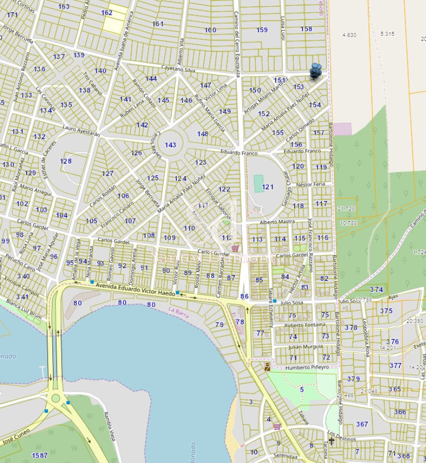 Terreno ID.13076 - Venta tres lotes - 1593mts2 - El Tesoro