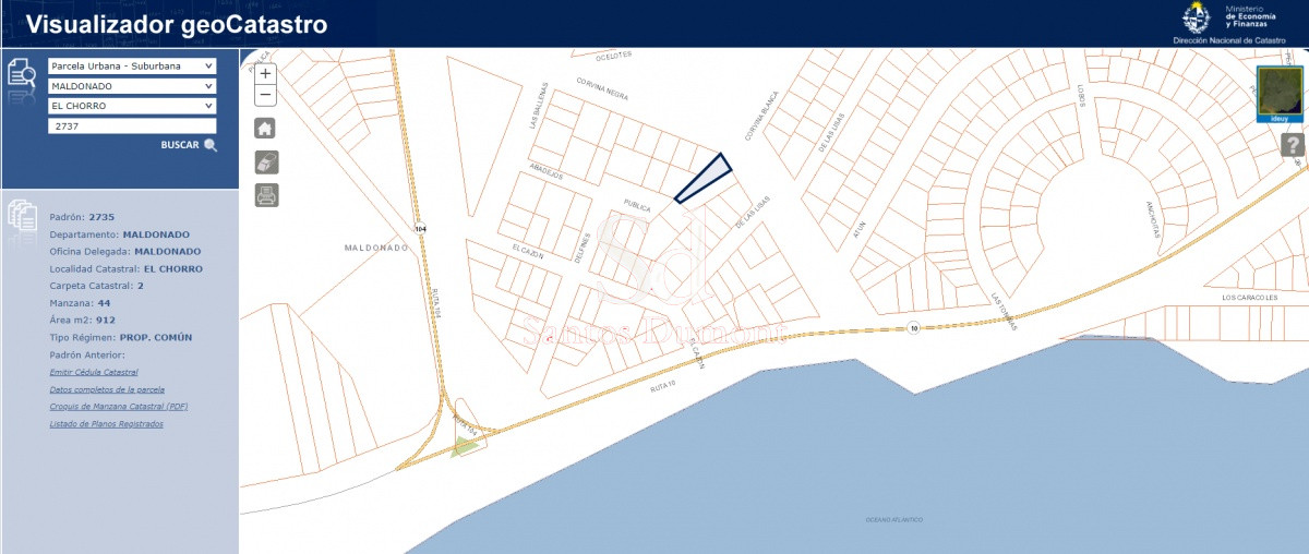 Excelente Terreno en El Chorro, a pasos del mar

Presentamos un amplio terreno de 912 m² ubicado en la codiciada zona de El Chorro, Manantiales, a solo 150 metros de la playa. Esta propiedad se encuentra en un entorno natural privilegiado, ideal para quienes buscan tranquilidad y cercanía al mar.

El área destaca por su belleza paisajística y su ambiente relajado, siendo un lugar perfecto para construir la casa de tus sueños o un proyecto de inversión. 
La proximidad al océano brinda la posibilidad de disfrutar de actividades al aire libre y de un estilo de vida costero.

No pierdas la oportunidad de consultar con nuestros asesores para obtener más información sobre este atractivo terreno y comenzar a planificar tu futuro en uno de los destinos más deseados de la costa uruguaya.
