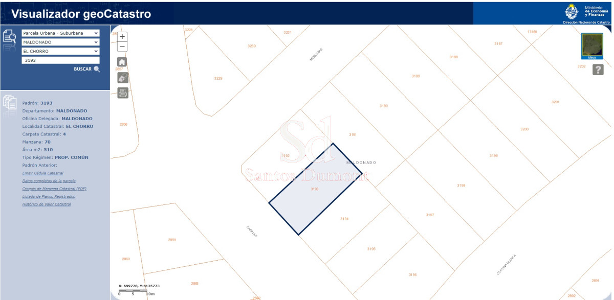 Terreno de 510 mts2, en El Chorro.
Padrón 3193.

Consulte con nuestros asesores.
