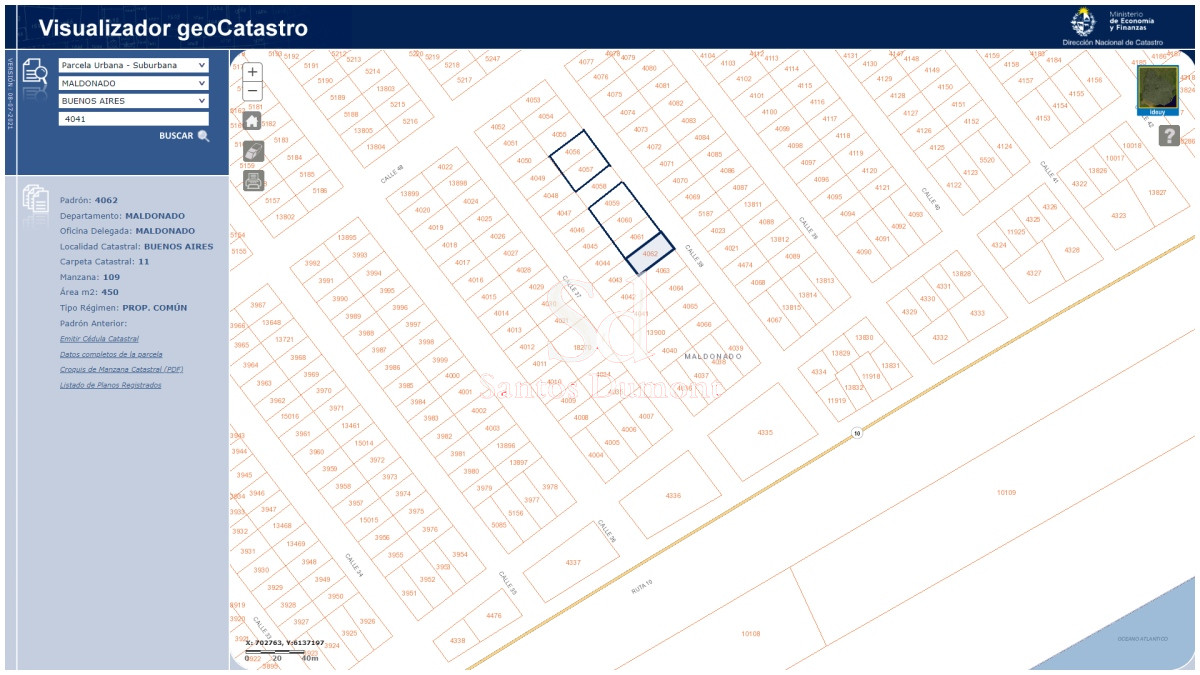 Terreno 450 m2 , en Balneario Buenos Aires - Manantiales
Fondo: 30 mts 
Frente: 15 mts 

Padrón: 
4056 - precio usd 58.000
4057 - precio usd 58.000

4059 - precio usd 58.000
4060 - precio usd 63.000
4061 - precio usd 63.000
4062 - precio usd 63.000 

Consulte con nuestros asesores.
