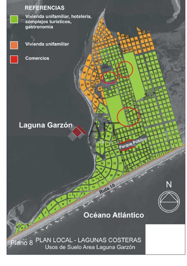 Terreno ID.17177 - COSTA BONITA 4 PADRONES DE 500 mts2 EN LA MEJOR ZONA! SE VENDE EN PAQUETE