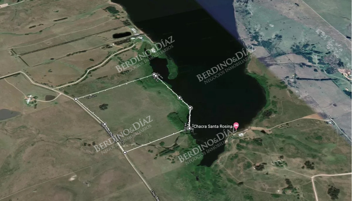Chacra ID.2339 - 24 hectareas Chacra con 500 metros de costa Laguna del Sauce