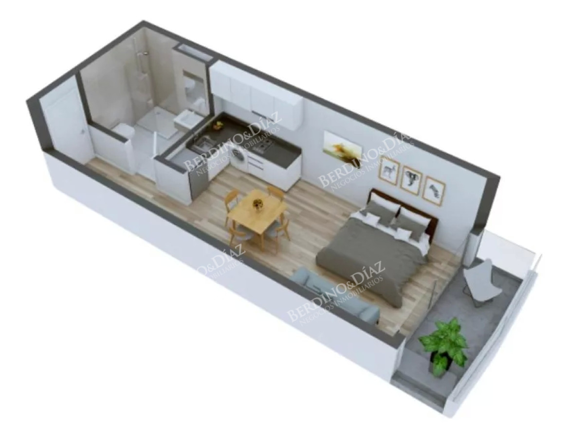 Apartamento ID.2823 - Monoambiente en venta Zona Campus a pasos centro