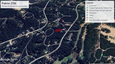 Terreno en Punta Ballena, Club del Lago