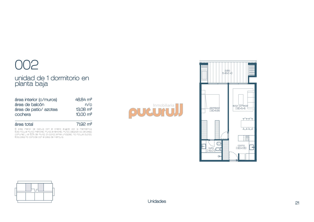 Apartamento ID.2020 - Apartamento en Punta Ballena, Las Grutas