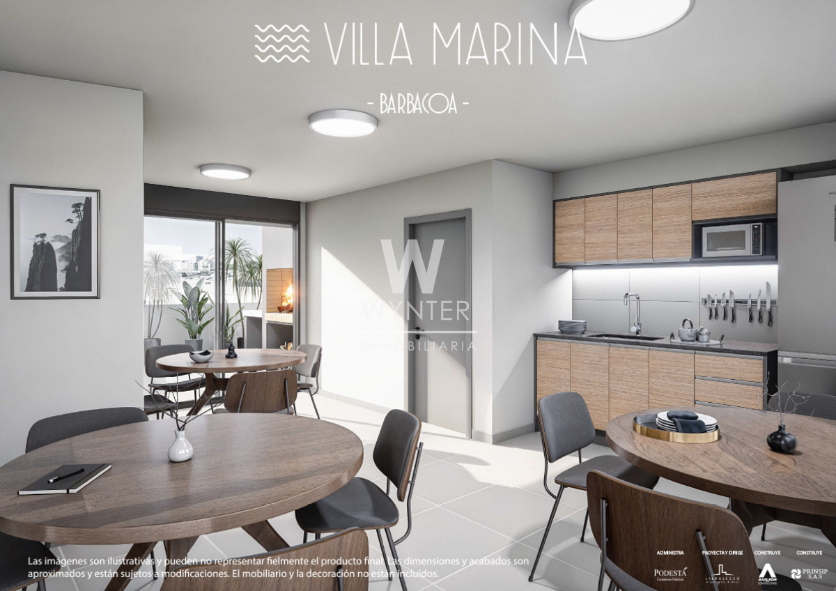Apartamento ID.6313 - Edificio Villa Marina. 1 dormitorio. Pocitos