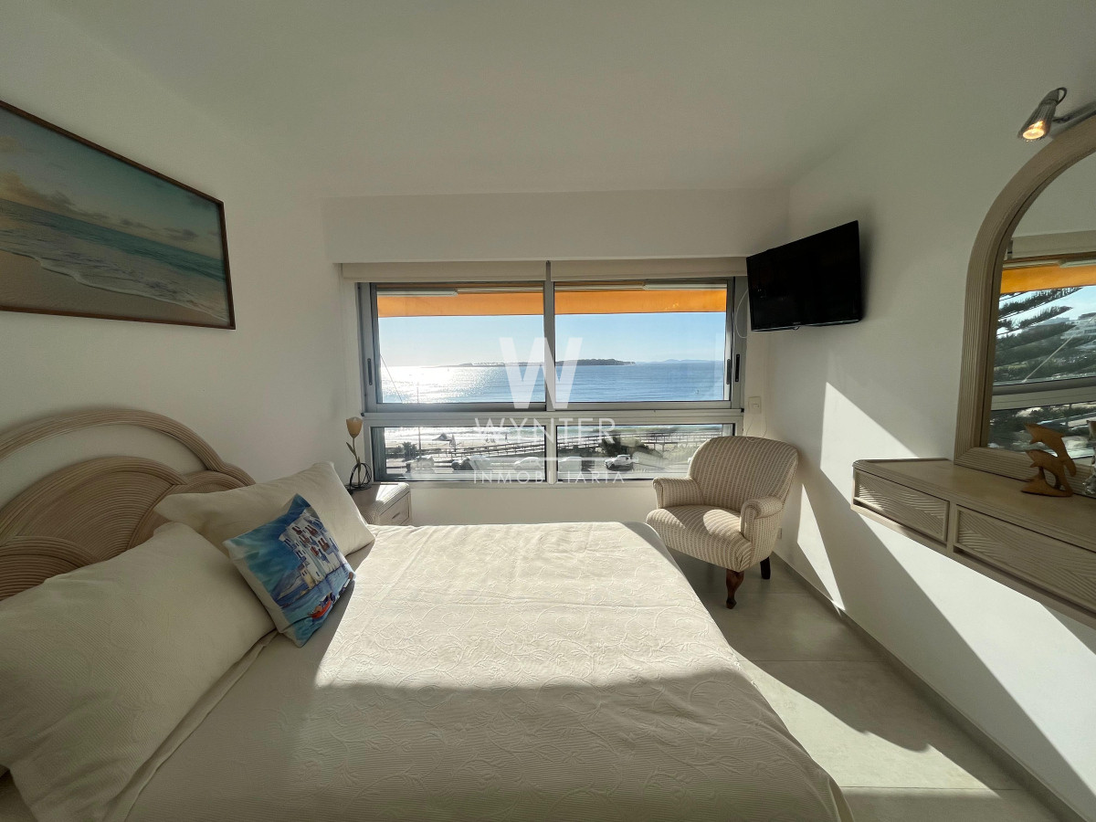 Apartamento ID.5333 - Apartamento en alquiler temporal en primera fila, playa mansa!!!
