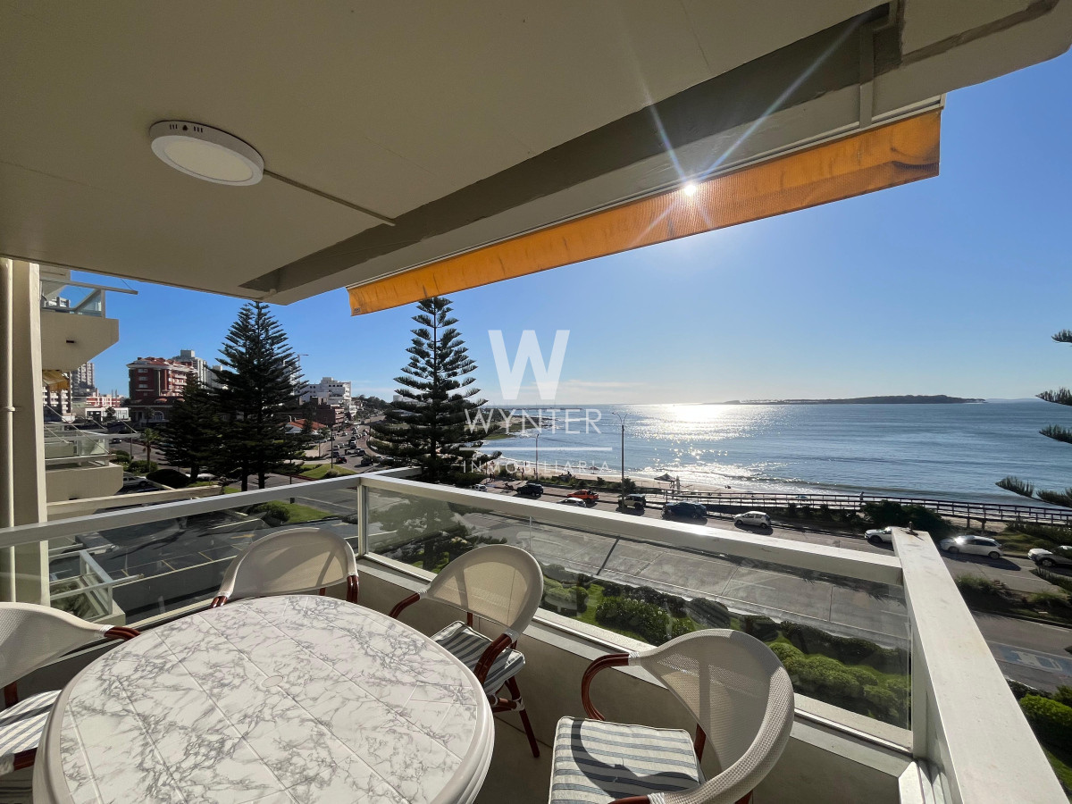 Apartamento ID.5333 - Apartamento en alquiler temporal en primera fila, playa mansa!!!