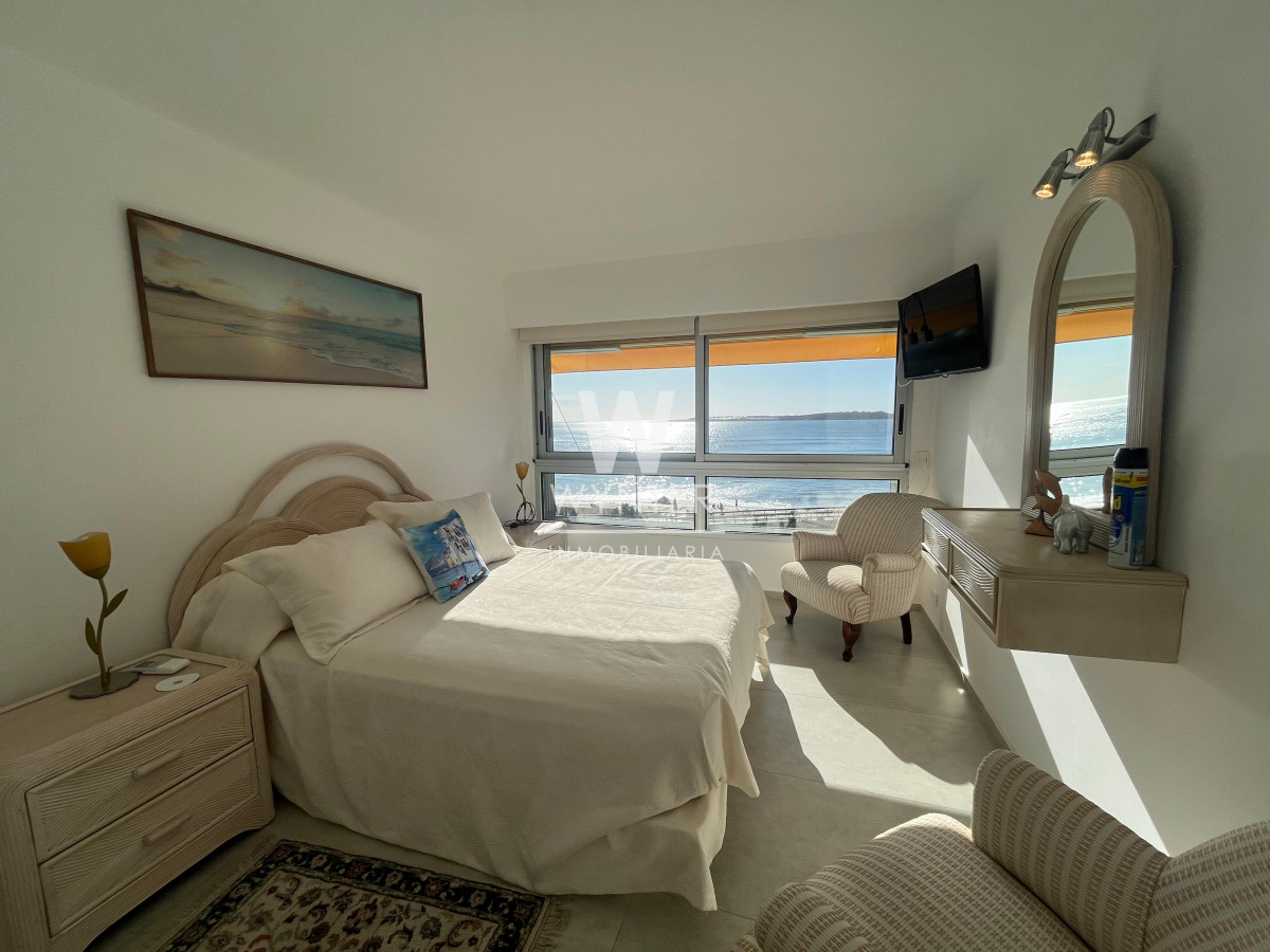 Apartamento ID.5333 - Apartamento en alquiler temporal en primera fila, playa mansa!!!