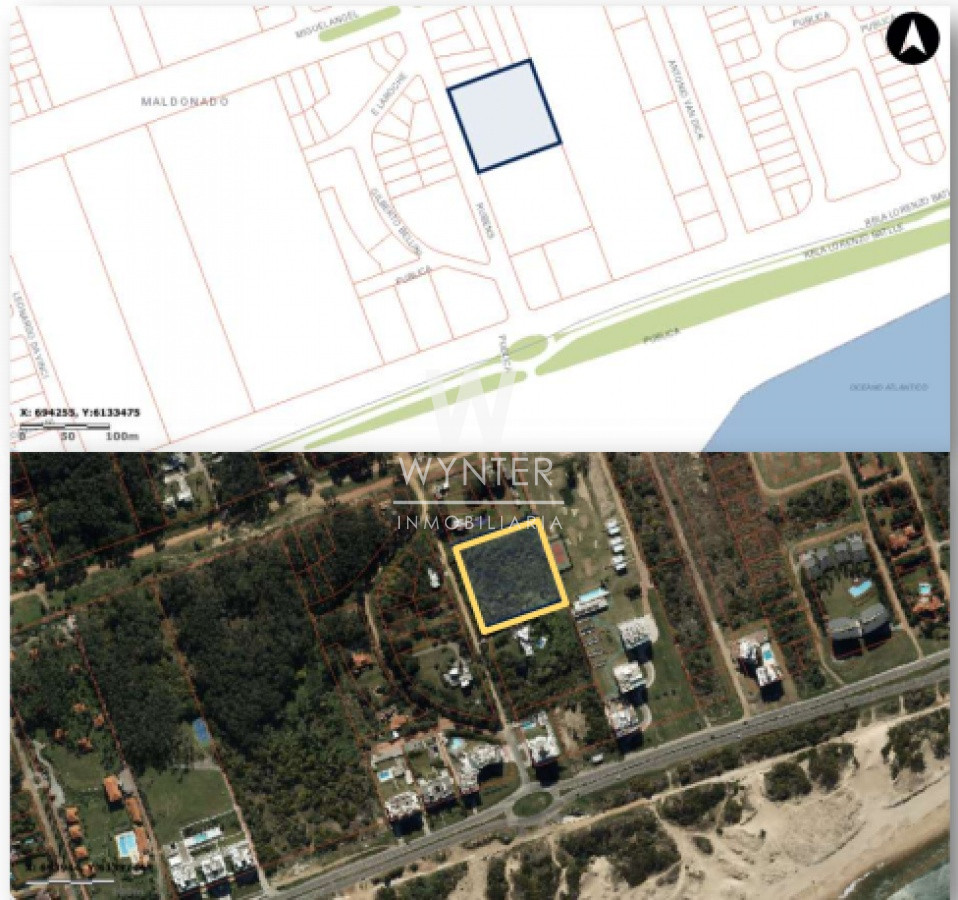 Terreno ID.3786 - Terreno a 2 cuadras del mar de 10.000 m2, apto para altura