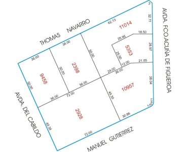 Terreno de 3.550 m2 en Playa Mansa