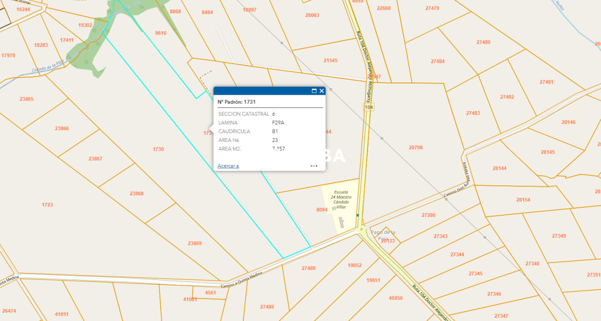 Chacra ID.4106 - Chacra en venta en la ruta 104