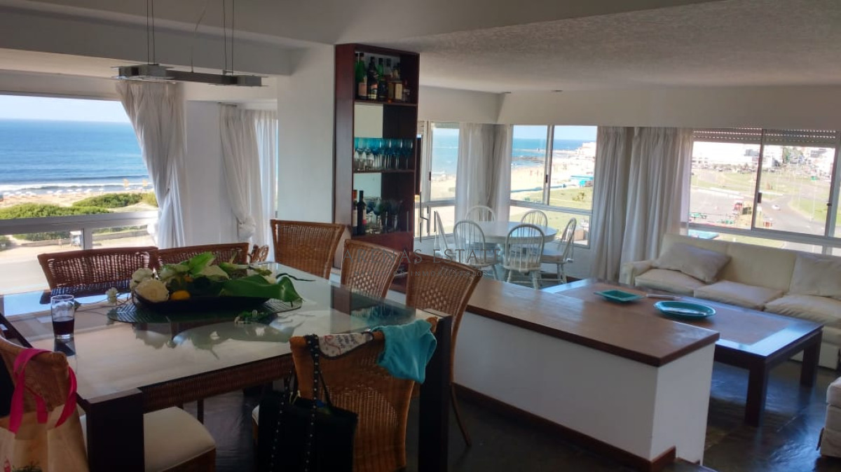 Apartamento ID.3552 -  Apartamento de dos dormitorios en venta y alquiler frente al mar Punta del Este