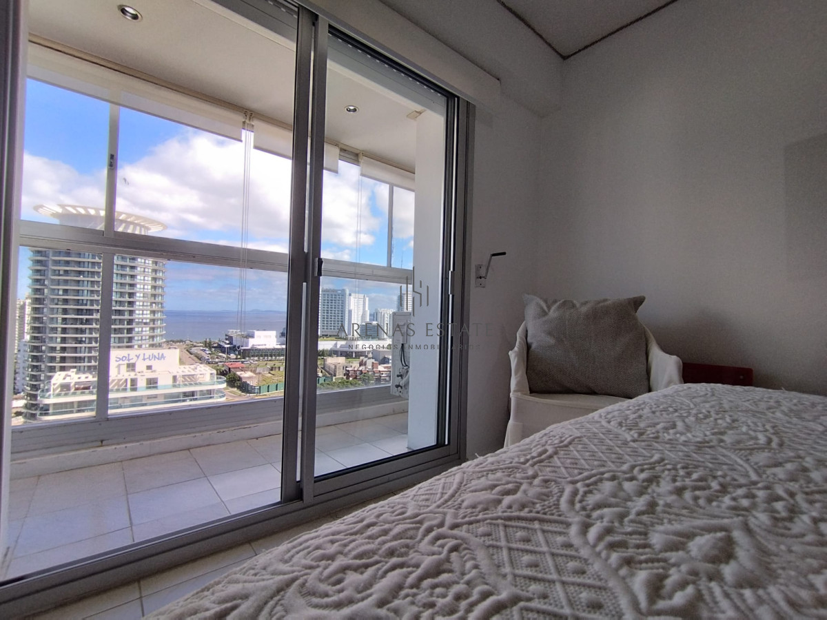 Apartamento ID.2861 - Apartamento de un dormitorio y medio en alquiler y venta en Punta del Este