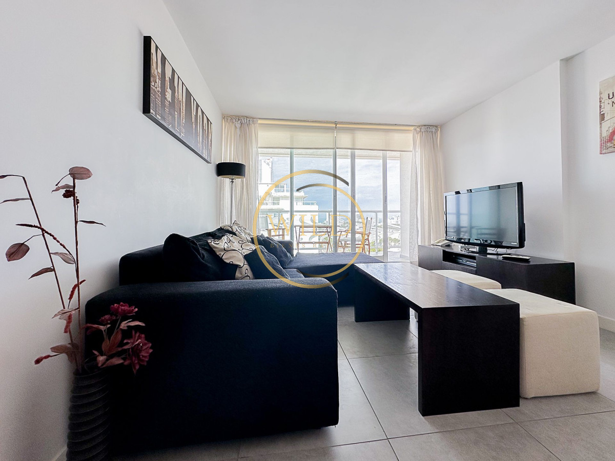 Apartamento ID.2228 - Alquiler temporal, apartamento de1dormitorio y medio en Torre YOO Punta.