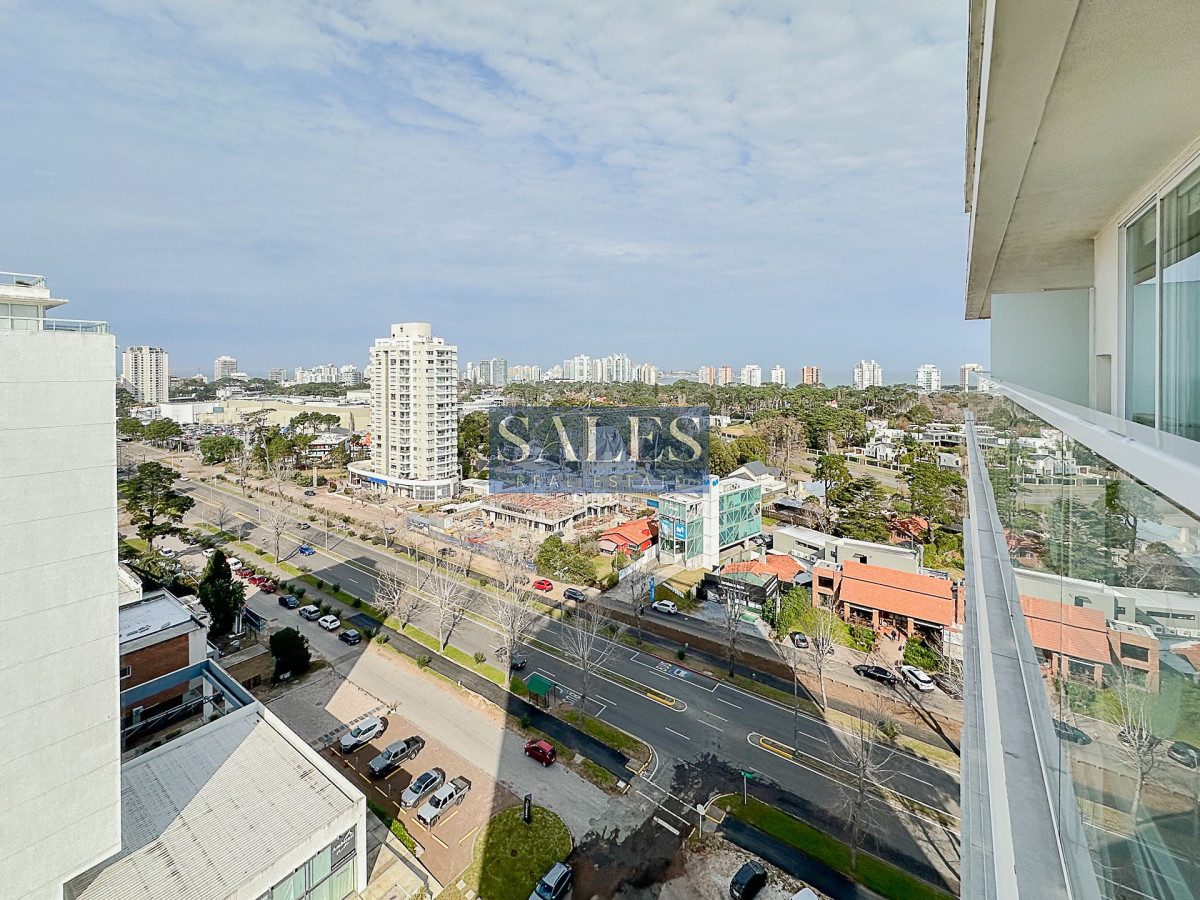Apartamento ID.1309 - Alquiler temporal, apartamento de1dormitorio y medio en Torre YOO Punta.