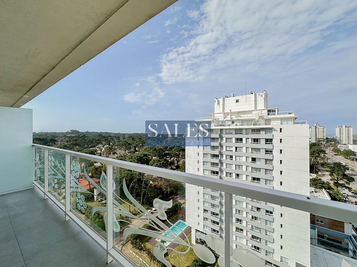 Apartamento ID.1309 - Alquiler temporal, apartamento de1dormitorio y medio en Torre YOO Punta.