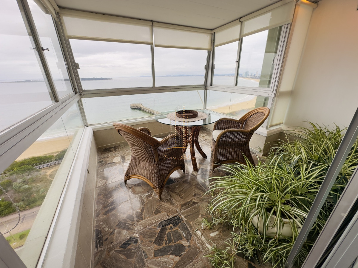Apartamento ID.533 - Apartamento en alquiler, frente al mar en Punta del Este, mansa