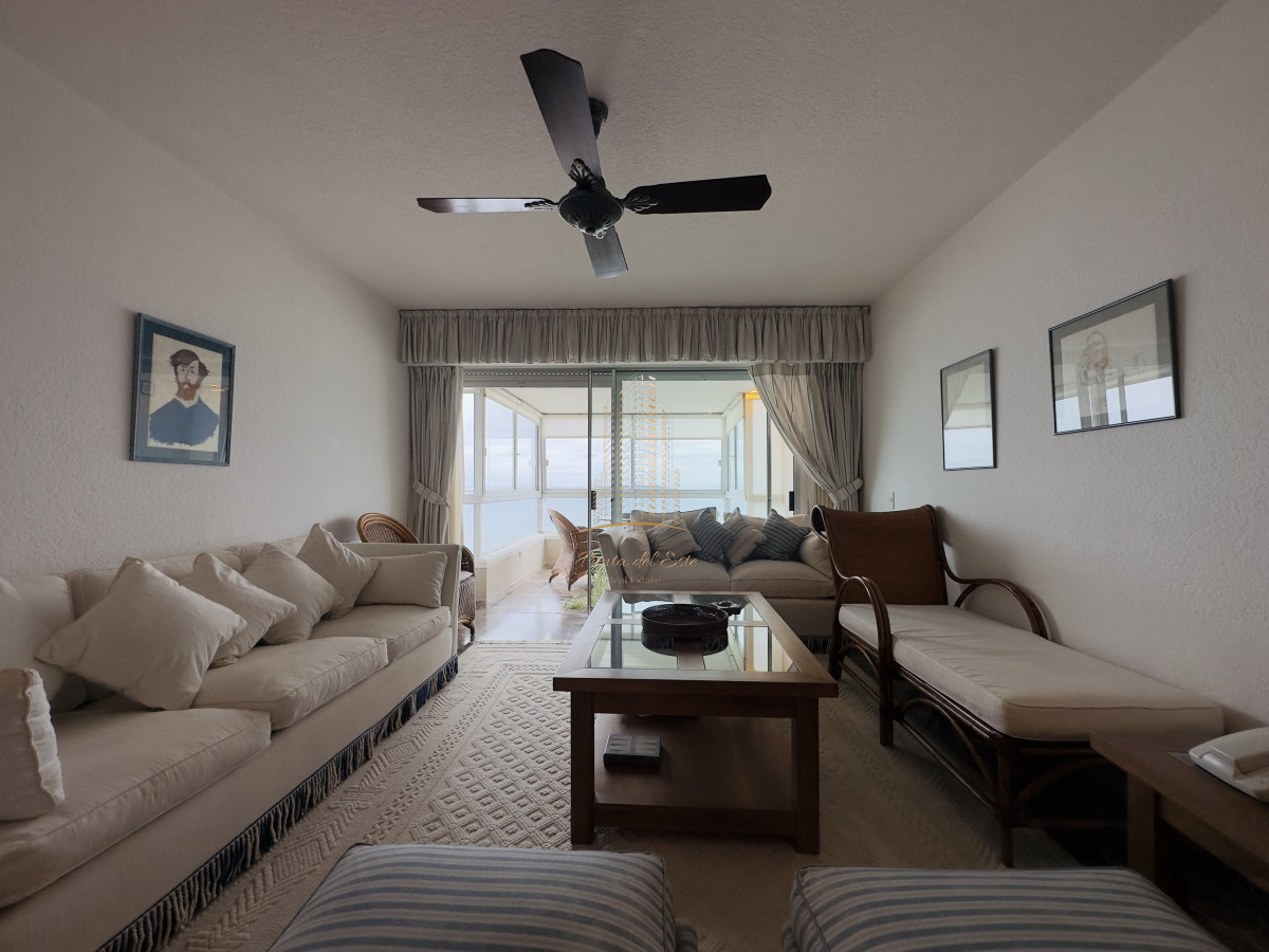 Apartamento ID.533 - Apartamento en alquiler, frente al mar en Punta del Este, mansa