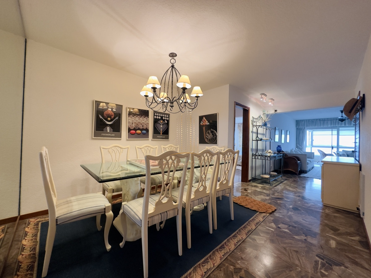 Apartamento ID.533 - Apartamento en alquiler, frente al mar en Punta del Este, mansa
