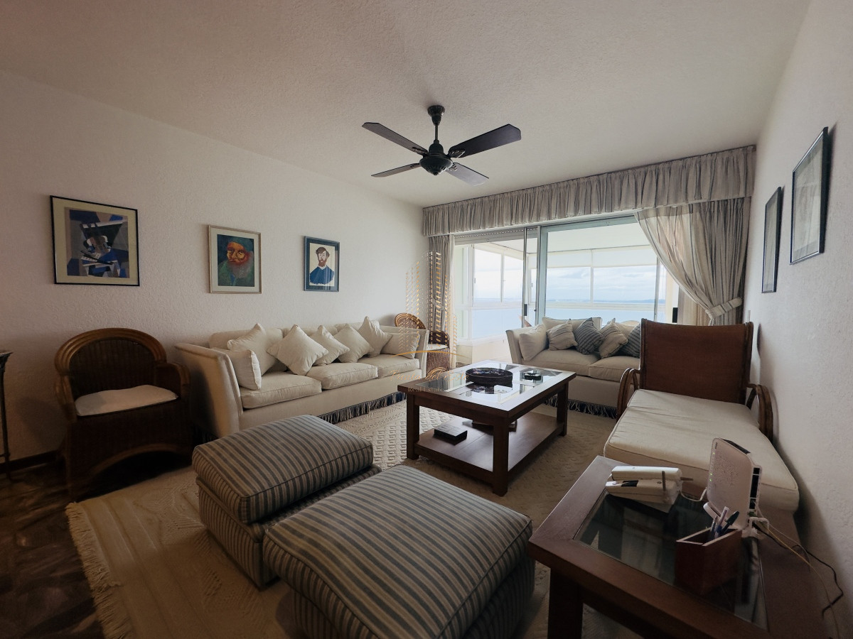 Apartamento ID.533 - Apartamento en alquiler, frente al mar en Punta del Este, mansa