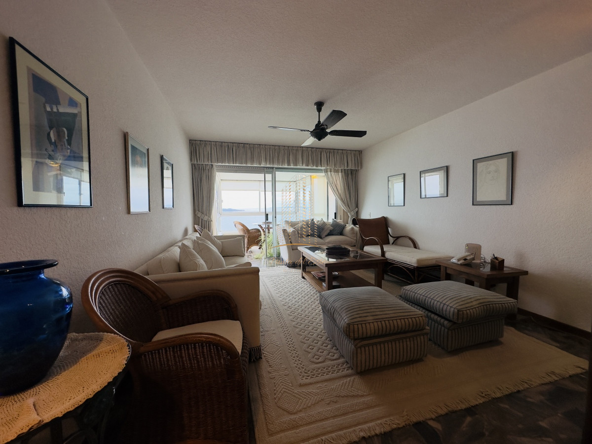 Apartamento ID.533 - Apartamento en alquiler, frente al mar en Punta del Este, mansa