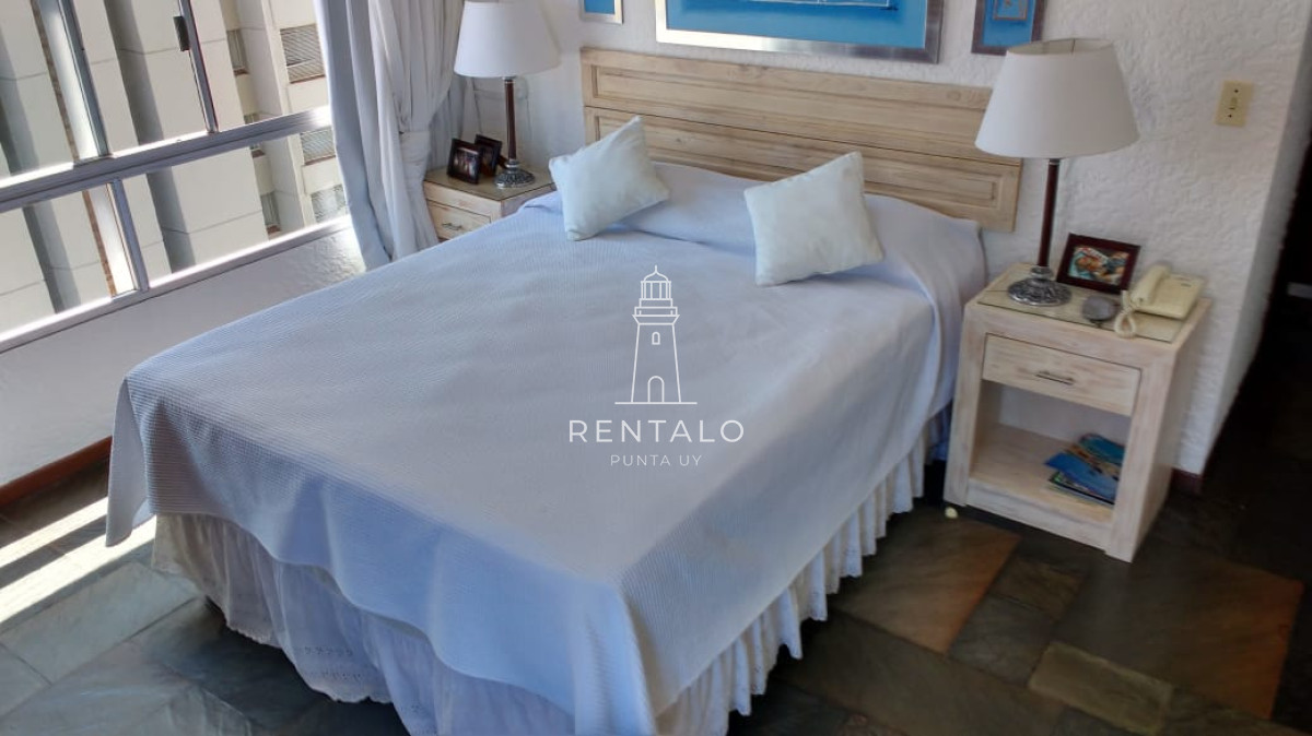 Apartamento ID.824 -  Apartamento de dos dormitorios en venta y alquiler frente al mar Punta del Este