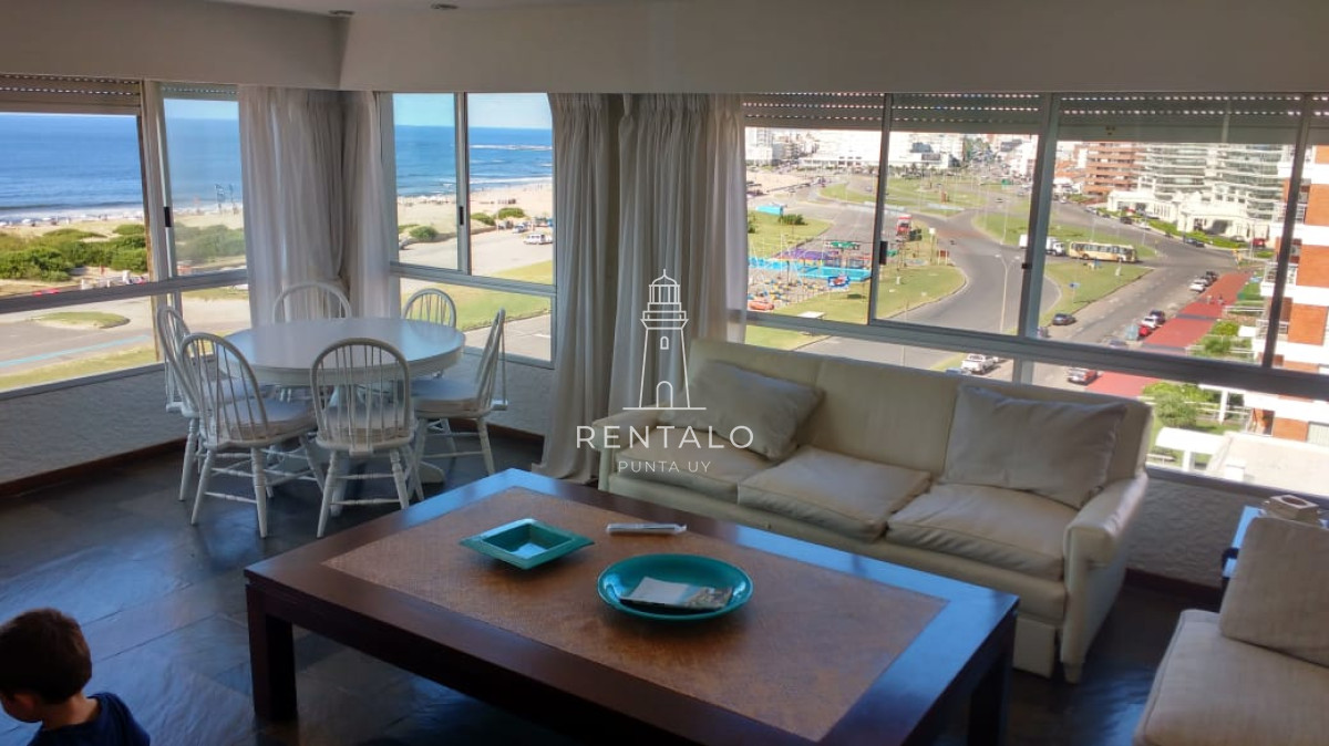 Apartamento ID.824 -  Apartamento de dos dormitorios en venta y alquiler frente al mar Punta del Este