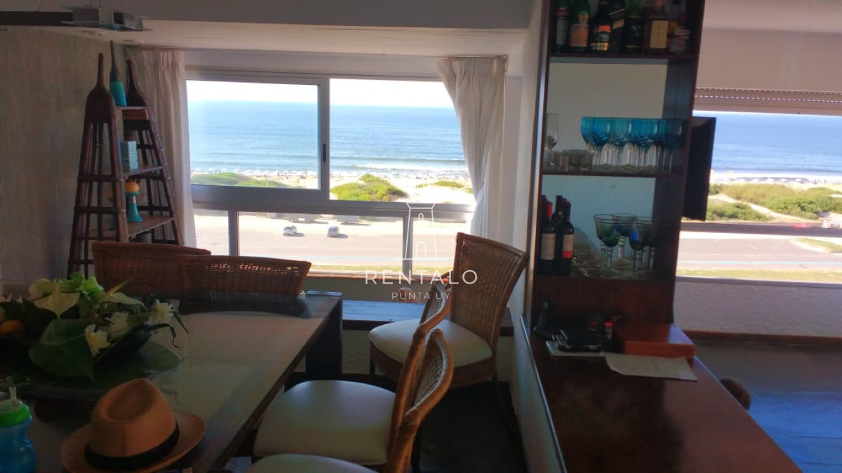 Apartamento ID.824 -  Apartamento de dos dormitorios en venta y alquiler frente al mar Punta del Este