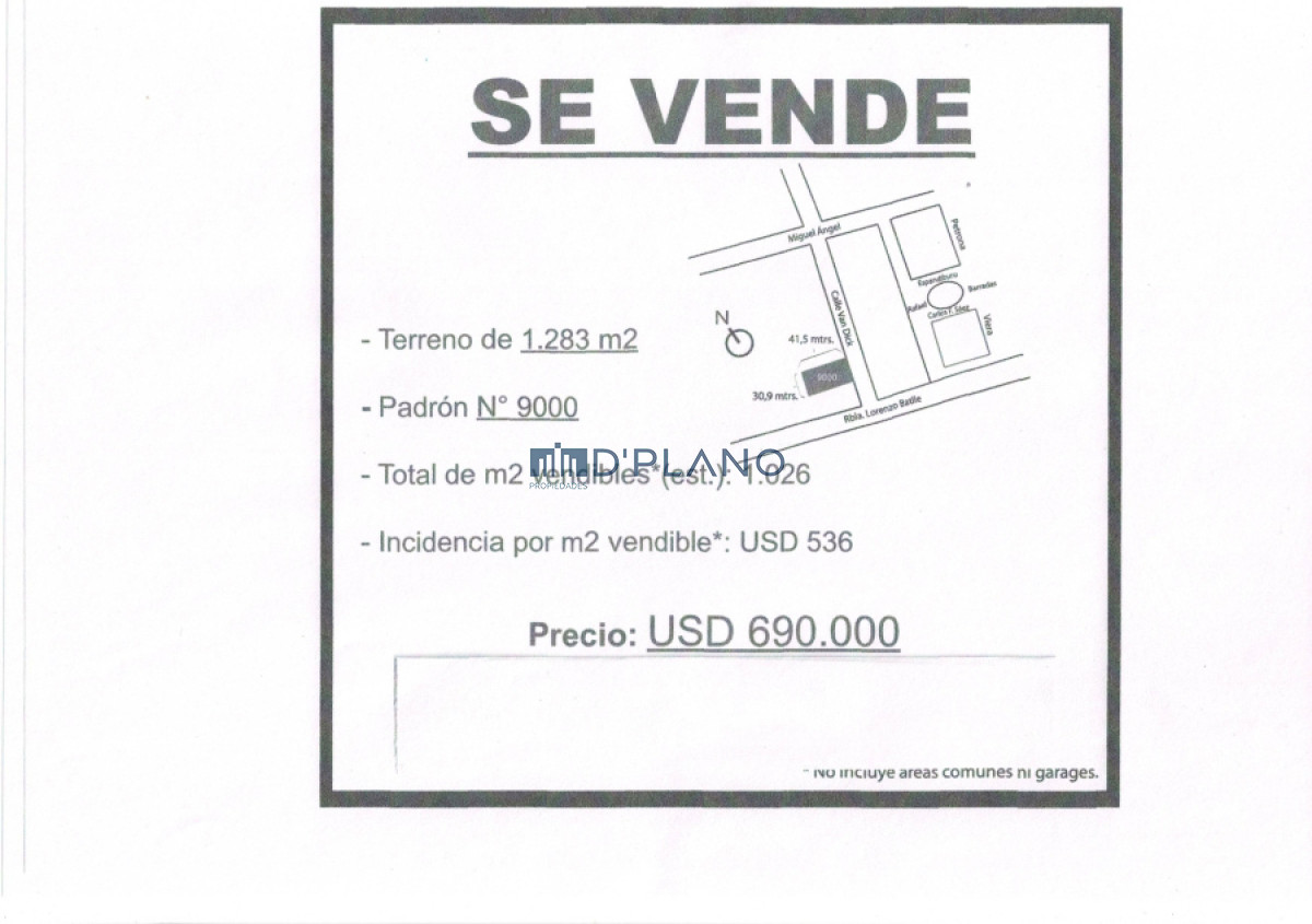 Terreno ID.104 - TERRENO EN VENTA PARA EDIFICAR PH